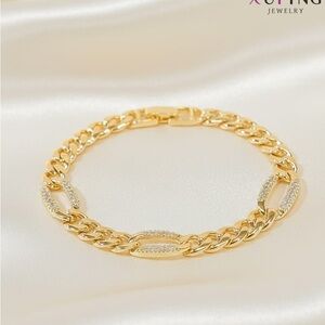 Ping Gold and Silver Accented Bracelet